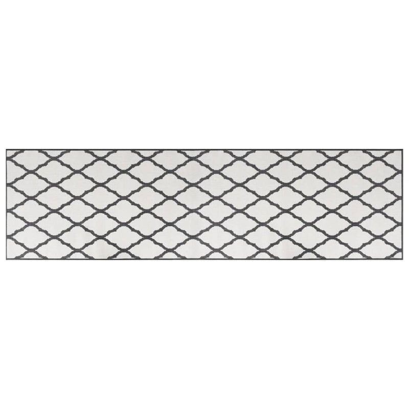 Load image into Gallery viewer, Vidaxl buitenkleed omkeerbaar 80x250 cm grijs en wit