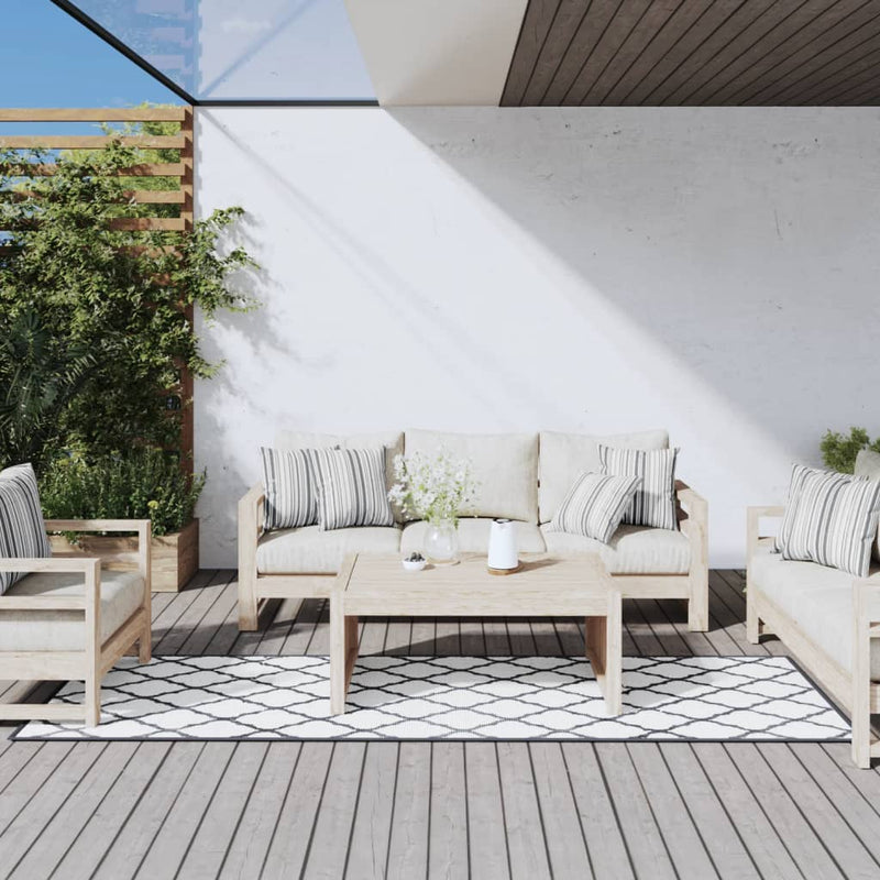 Load image into Gallery viewer, Vidaxl buitenkleed omkeerbaar 80x250 cm grijs en wit