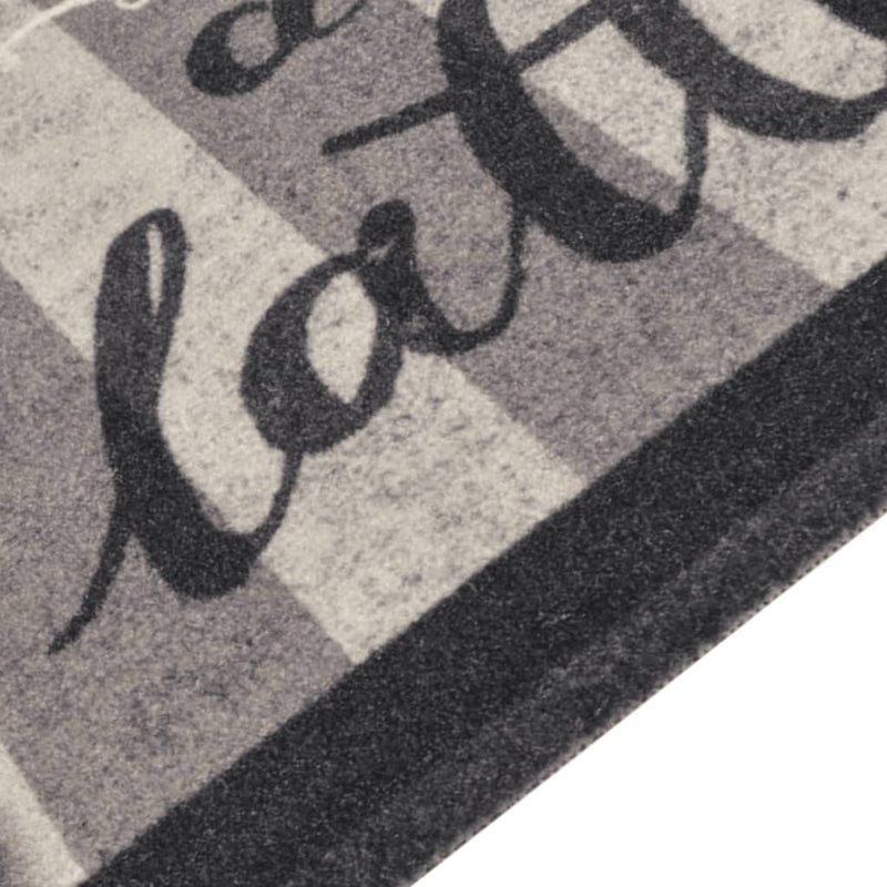 Load image into Gallery viewer, Vidaxl keukenmat wasbaar koffieprint 60x300 cm fluweel zwart