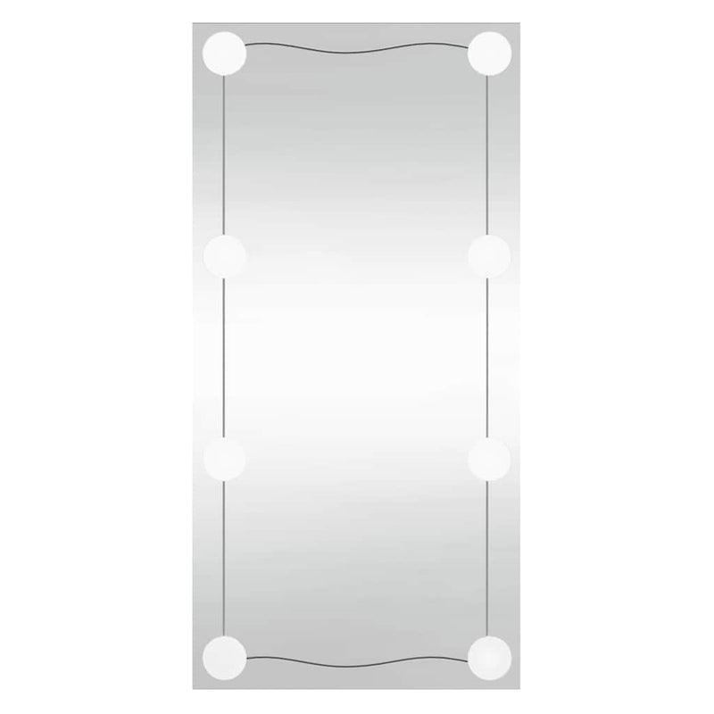 Load image into Gallery viewer, VidaXL Wandspiegel met LED's rechthoekig 30x60 cm glas
