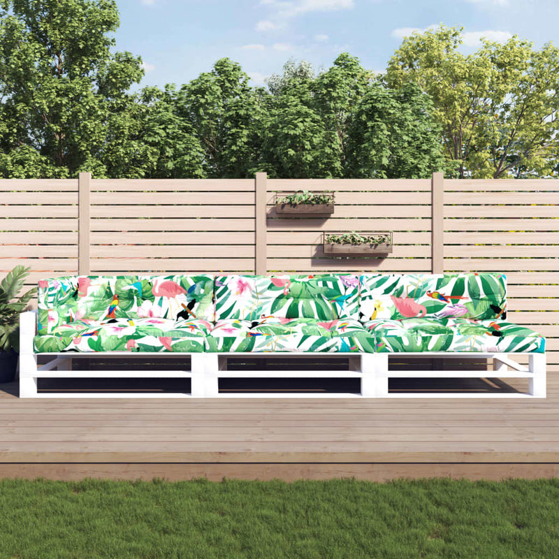 Load image into Gallery viewer, VidaXL Palletkussens 7 st stof meerkleurig