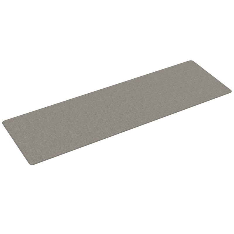 Load image into Gallery viewer, Vidaxl tapijtloper 80x250 cm sisal-look zilverkleurig