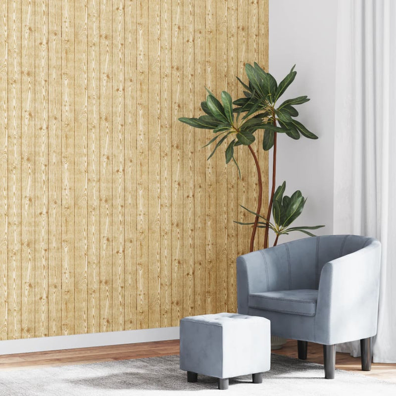 Load image into Gallery viewer, VidaXL Vliesbehang 3D houtnerven 10x0,53 m bruin