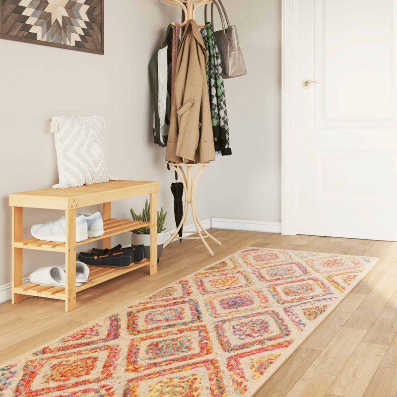 Load image into Gallery viewer, Vidaxl vloerkleed wasbaar anti-slip 80x300 cm meerkleurig