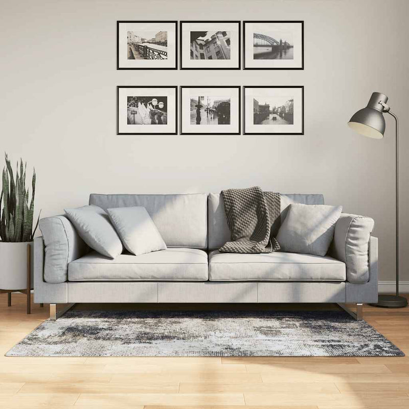 Load image into Gallery viewer, Vidaxl vloerkleed wasbaar anti-slip 80x150 cm meerkleurig