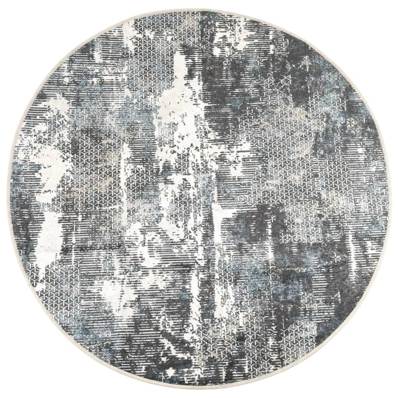 Load image into Gallery viewer, Vidaxl vloerkleed wasbaar anti-slip ø 120 cm meerkleurig