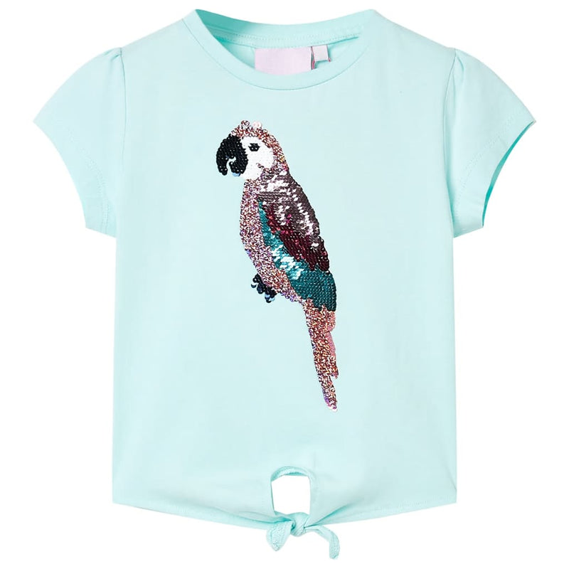 Load image into Gallery viewer, VidaXL Kindershirt 92 lichtzeeblauw