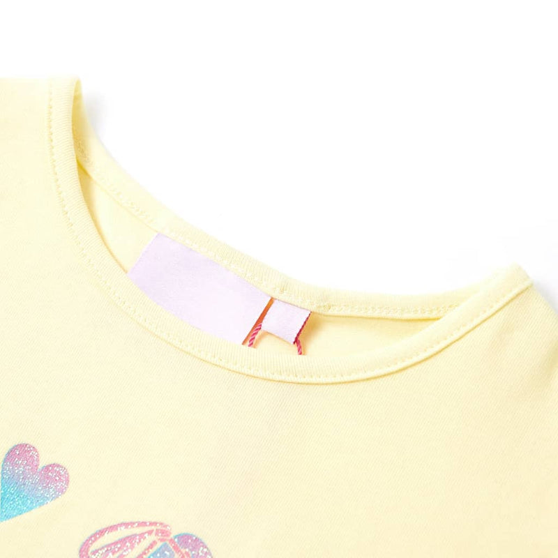 Load image into Gallery viewer, VidaXL Kindershirt 140 zachtgeel