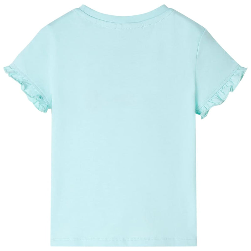 Load image into Gallery viewer, VidaXL Kindershirt met korte mouwen 92 lichtzeeblauw