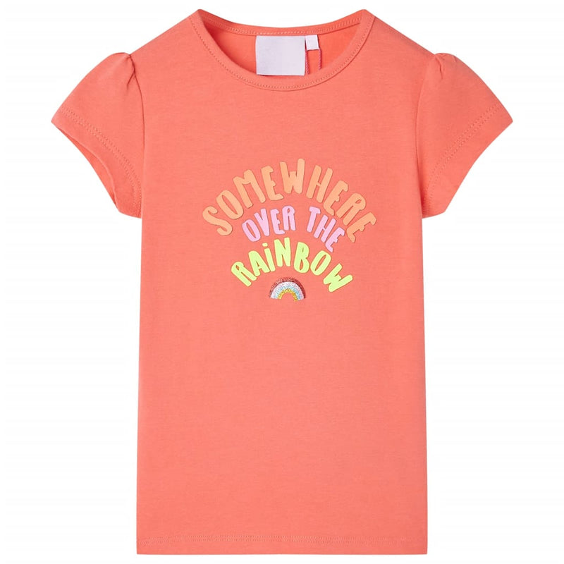 Load image into Gallery viewer, VidaXL Kindershirt 128 koraalkleurig