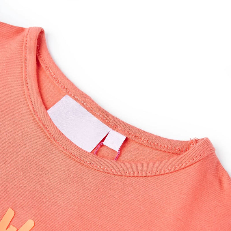 Load image into Gallery viewer, VidaXL Kindershirt 128 koraalkleurig