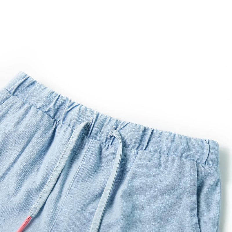 Load image into Gallery viewer, VidaXL Kindershorts 104 zachtdenimblauw