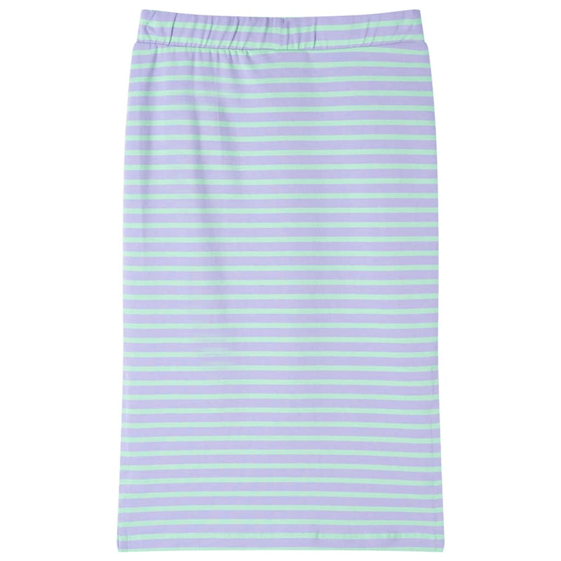 Load image into Gallery viewer, VidaXL Kinderrokje recht met strepen 140 felmintkleurig