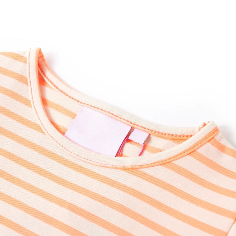 Load image into Gallery viewer, Vidaxl kindershirt 128 neonoranje