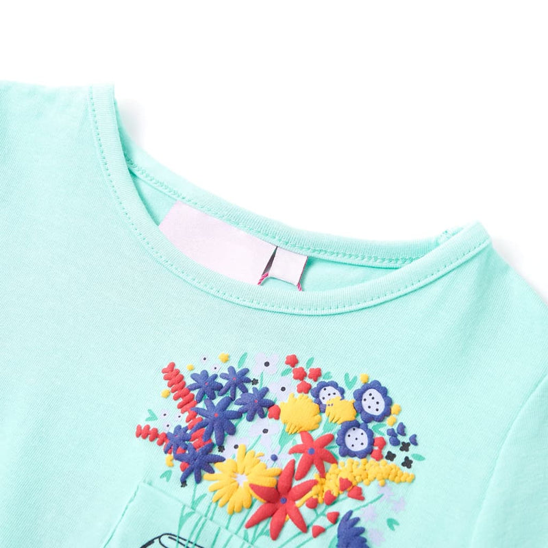 Load image into Gallery viewer, Vidaxl kindershirt 128 lichtmint