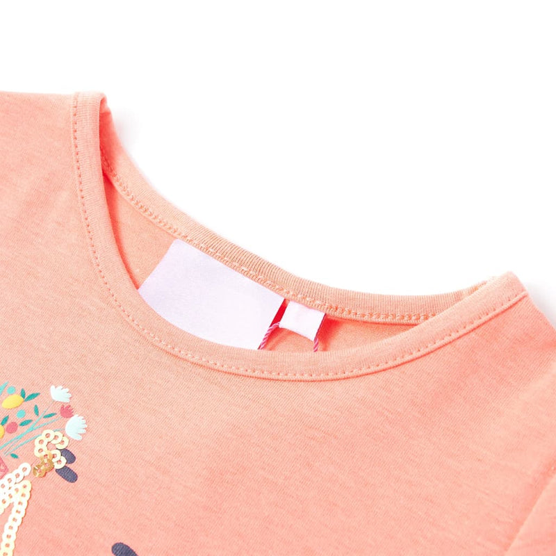 Load image into Gallery viewer, Vidaxl kindershirt 116 neonkoraal