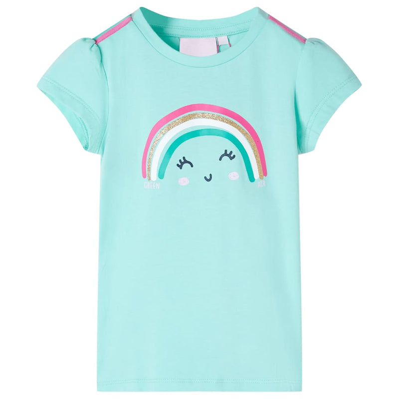 Load image into Gallery viewer, Vidaxl kindershirt 140 lichtmint