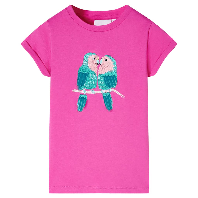 Load image into Gallery viewer, Vidaxl kindershirt 128 donkerroze