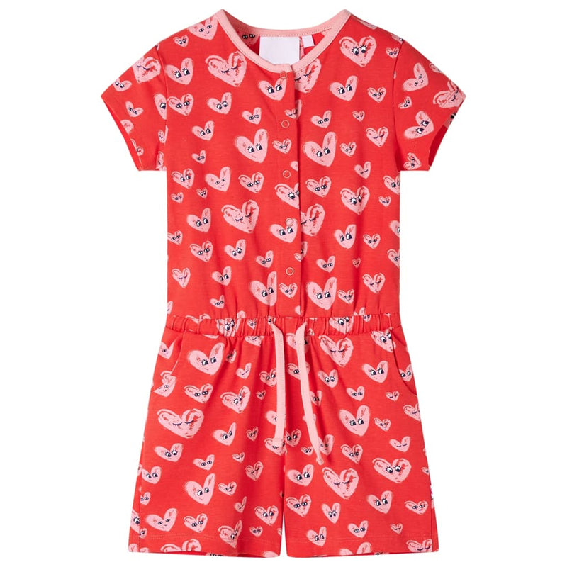 Load image into Gallery viewer, VidaXL Kinderjumpsuit 104 rood