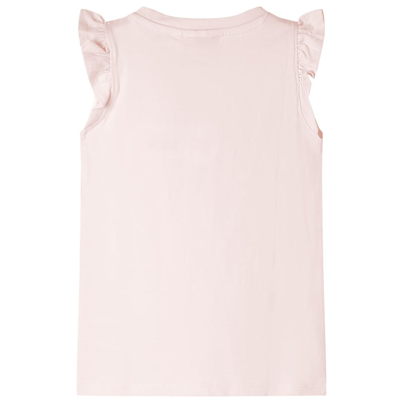 Load image into Gallery viewer, VidaXL Kindershirt met ruches aan de mouwen 140 zachtroze