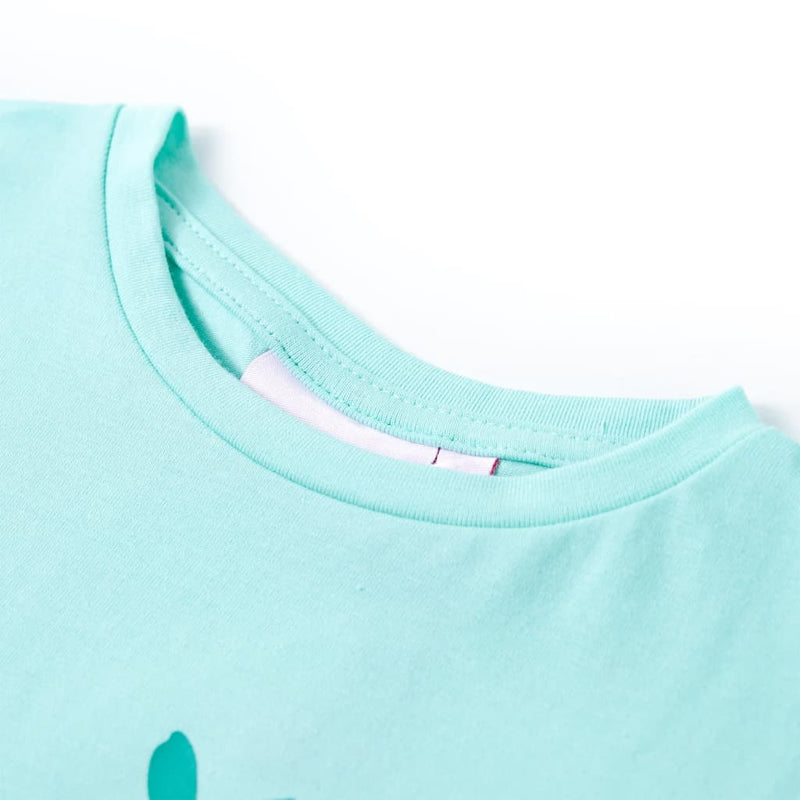 Load image into Gallery viewer, VidaXL Kindershirt 104 lichtmintkleurig