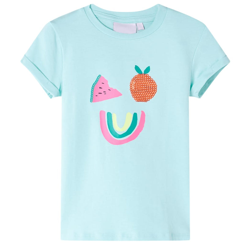 Load image into Gallery viewer, Vidaxl kindershirt 116 lichtzeeblauw