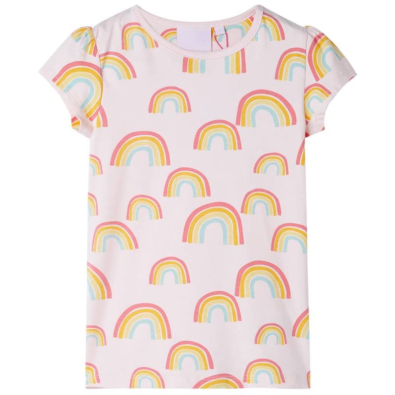 Load image into Gallery viewer, Vidaxl kinderpyjama met korte mouwen 116 zachtroze