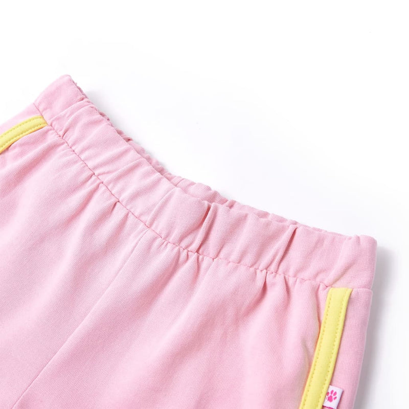Load image into Gallery viewer, Vidaxl kindershorts met bies 128 felroze