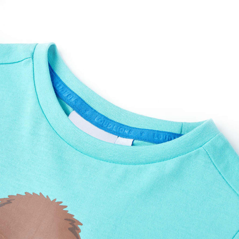 Load image into Gallery viewer, VidaXL Kindershirt met korte mouwen 128 zeeblauw