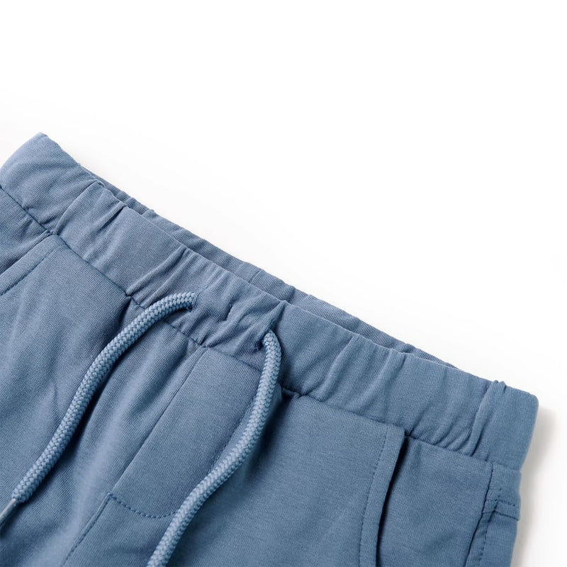 Load image into Gallery viewer, Vidaxl kindershorts met trekkoord 116 donkerblauw