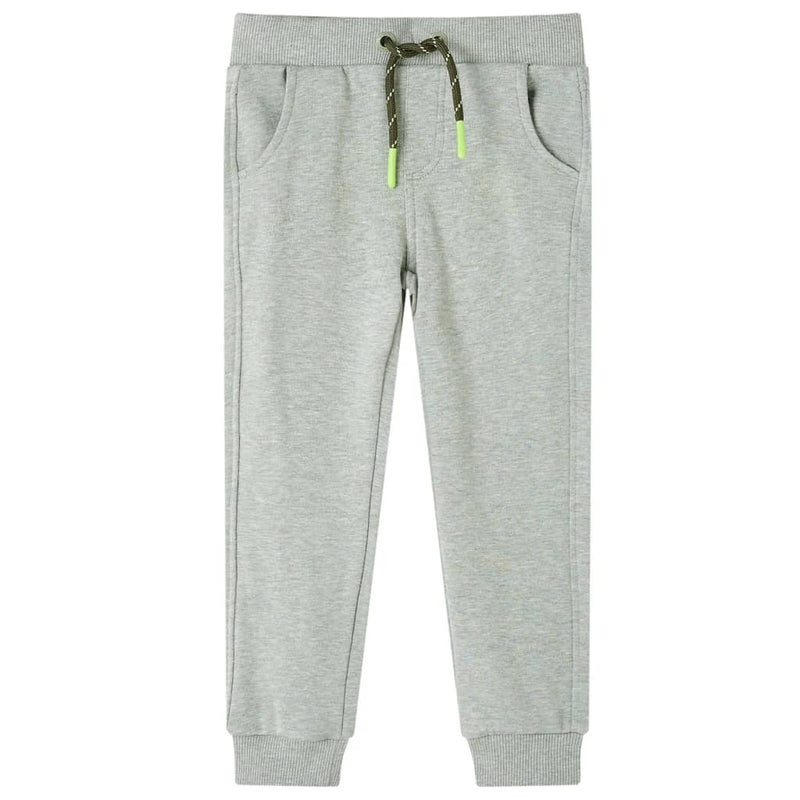 Afbeelding laden in galerijviewer, Vidaxl kinderjoggingbroek 128 lichtkaki