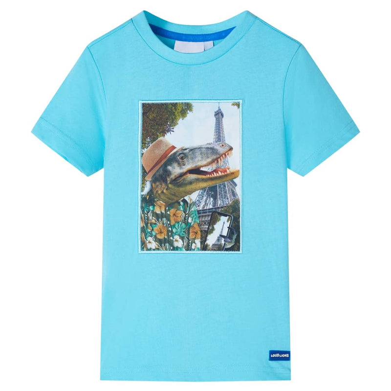Load image into Gallery viewer, VidaXL Kindershirt 116 zeeblauw