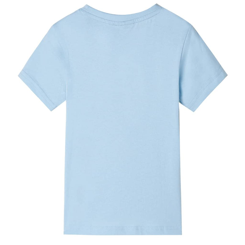 Afbeelding laden in galerijviewer, VidaXL Kindershirt 128 lichtblauw