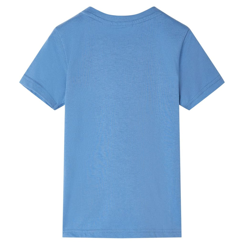 Load image into Gallery viewer, VidaXL Kindershirt met korte mouwen 140 middenblauw