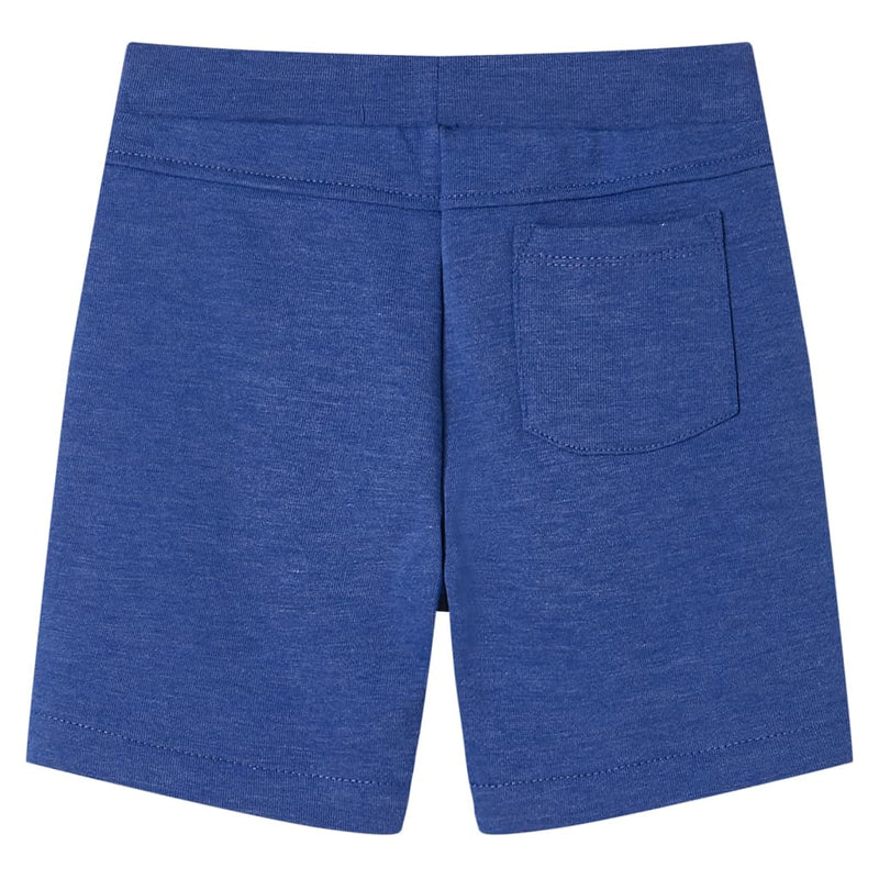 Load image into Gallery viewer, VidaXL Kindershorts met trekkoord 140 gemêleerd blauw