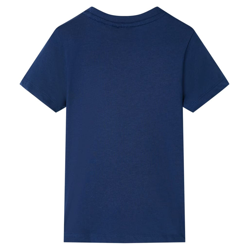 Load image into Gallery viewer, VidaXL Kindershirt met korte mouwen 116 donkerblauw