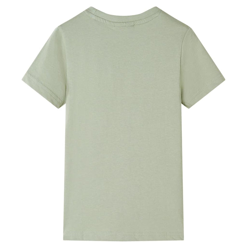 Load image into Gallery viewer, Vidaxl kindershirt met korte mouwen 116 lichtkakikleurig