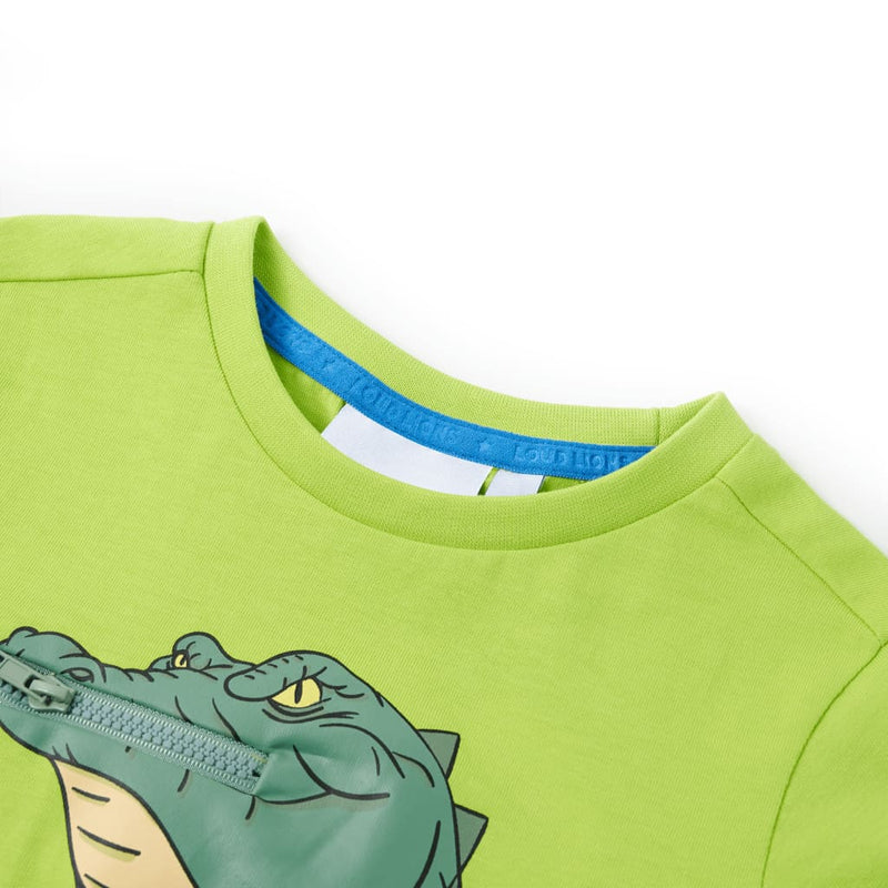 Load image into Gallery viewer, Vidaxl kindershirt 128 limoengroen