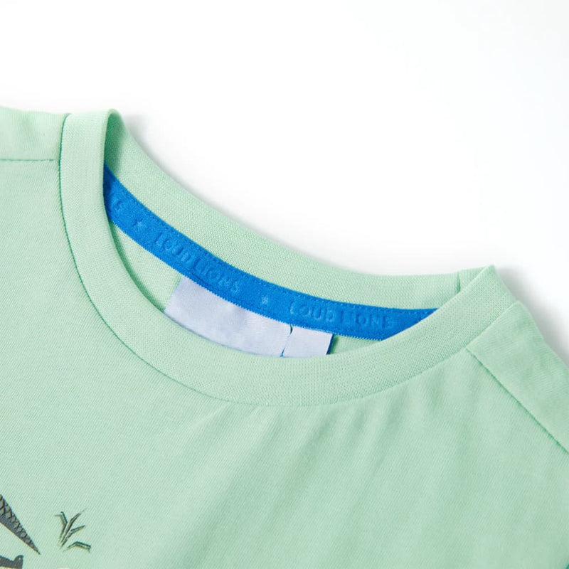 Load image into Gallery viewer, VidaXL Kindershirt met korte mouwen 92 lichtgroen