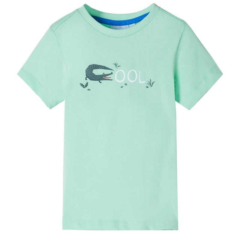 Load image into Gallery viewer, VidaXL Kindershirt met korte mouwen 140 lichtgroen