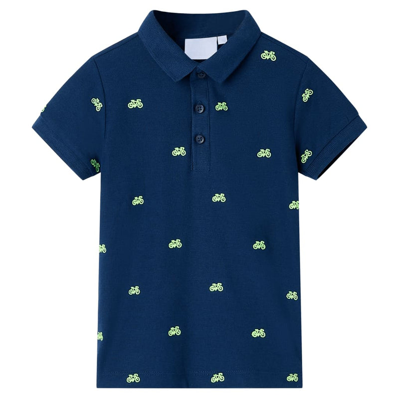 Load image into Gallery viewer, Vidaxl kinderpoloshirt 140 marineblauw