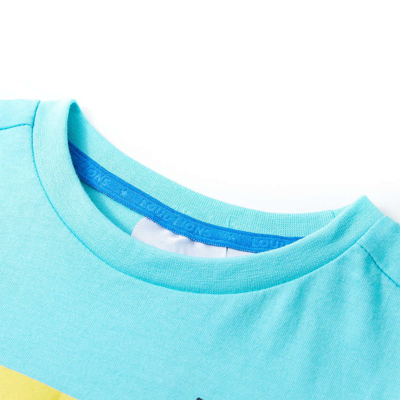 Load image into Gallery viewer, Vidaxl kindershirt met korte mouwen 128 zeeblauw