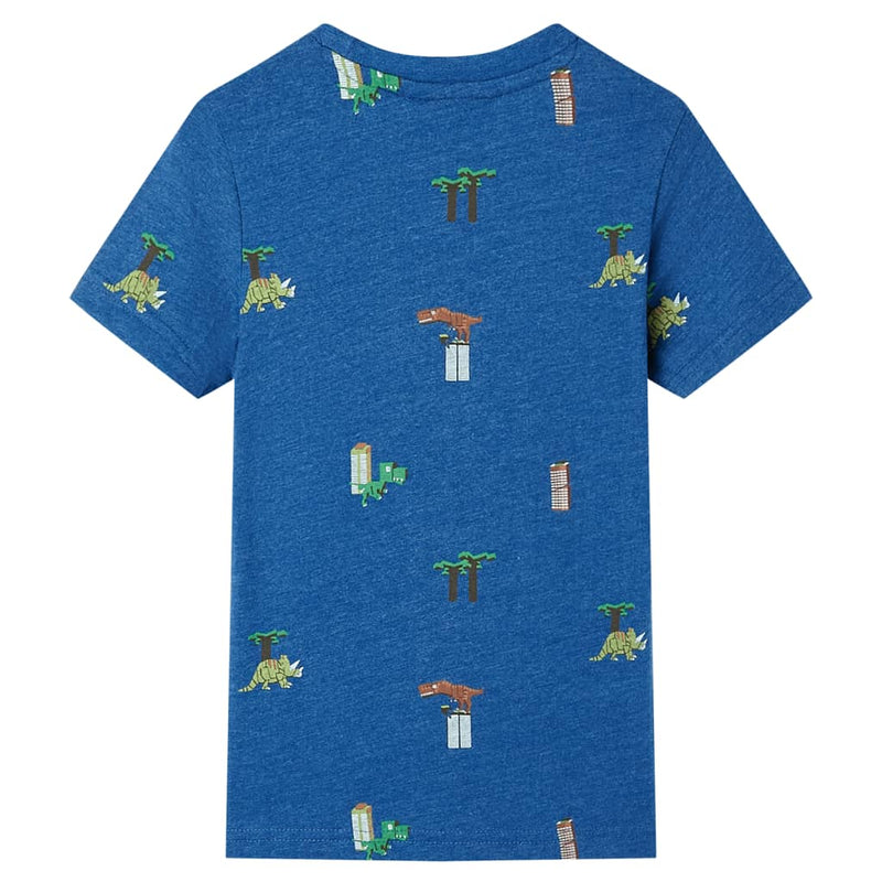 Load image into Gallery viewer, VidaXL Kindershirt 92 gemêleerd donkerblauw