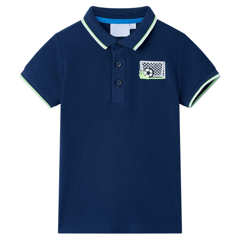 Load image into Gallery viewer, Vidaxl kinderpoloshirt 128 marineblauw