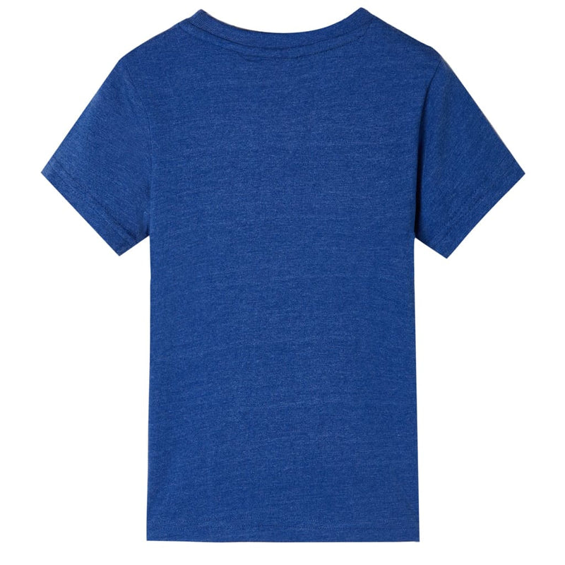 Load image into Gallery viewer, Vidaxl kindershirt 128 gemêleerd donkerblauw