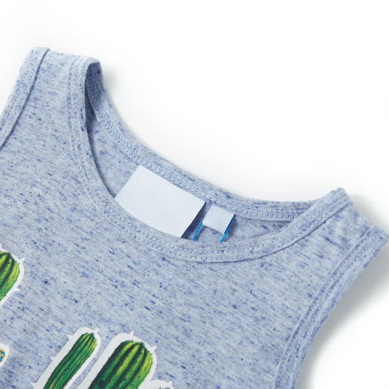 Load image into Gallery viewer, Vidaxl kindertopje 128 gemêleerd blauw