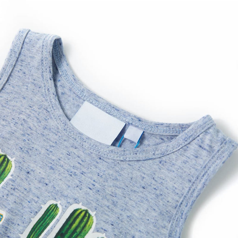 Load image into Gallery viewer, Vidaxl kindertopje 140 gemêleerd blauw