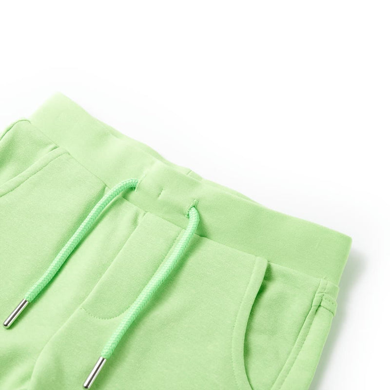 Load image into Gallery viewer, Vidaxl kindershort 128 fluorescerend groen