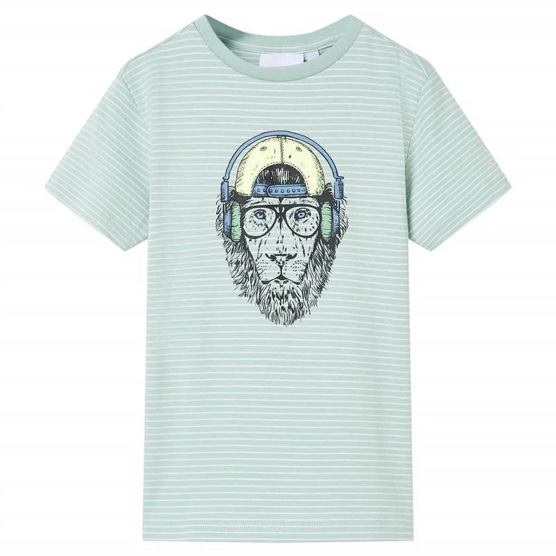 Load image into Gallery viewer, VidaXL Kindershirt met strepen 92 lichtmint