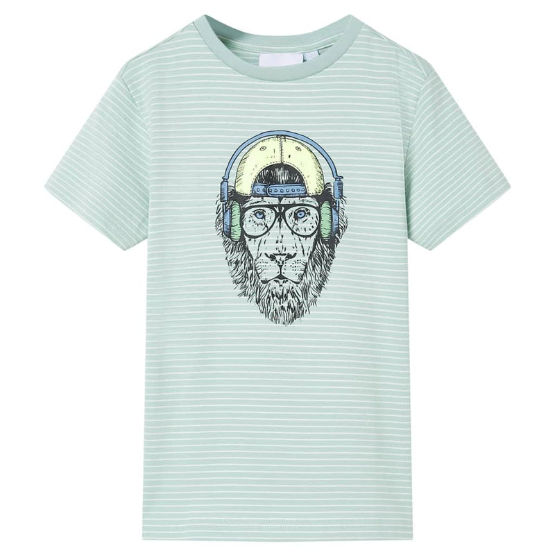 Load image into Gallery viewer, Vidaxl kindershirt met strepen 116 lichtmint